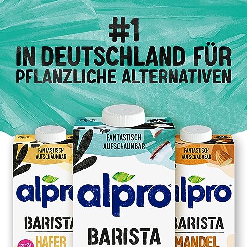 Alpro Barista Kokosnussdrink mit Soja, 1L haltbar|100% pflanzlich | Quelle von Calcium und Vitaminen | Proteinquelle | fettarm | ohne Laktose | vegan | milchfrei