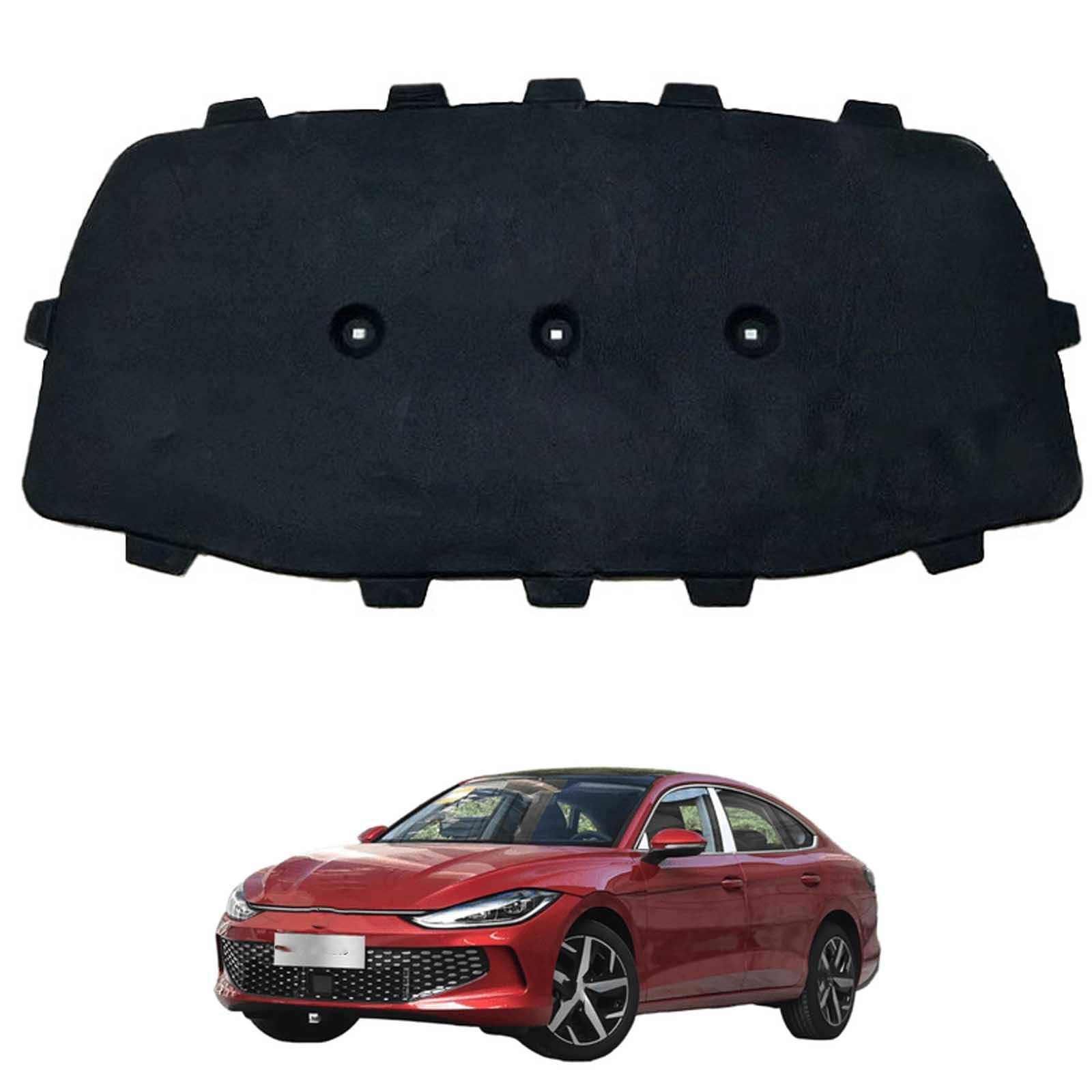 Papep Normal Heat Shield & Soundproof Cotton For Volkswagen Lamando 2021-2025, Bonnet Engine Insulation Mat, Noise Reduction Thermal Liner Cover For Car Hood