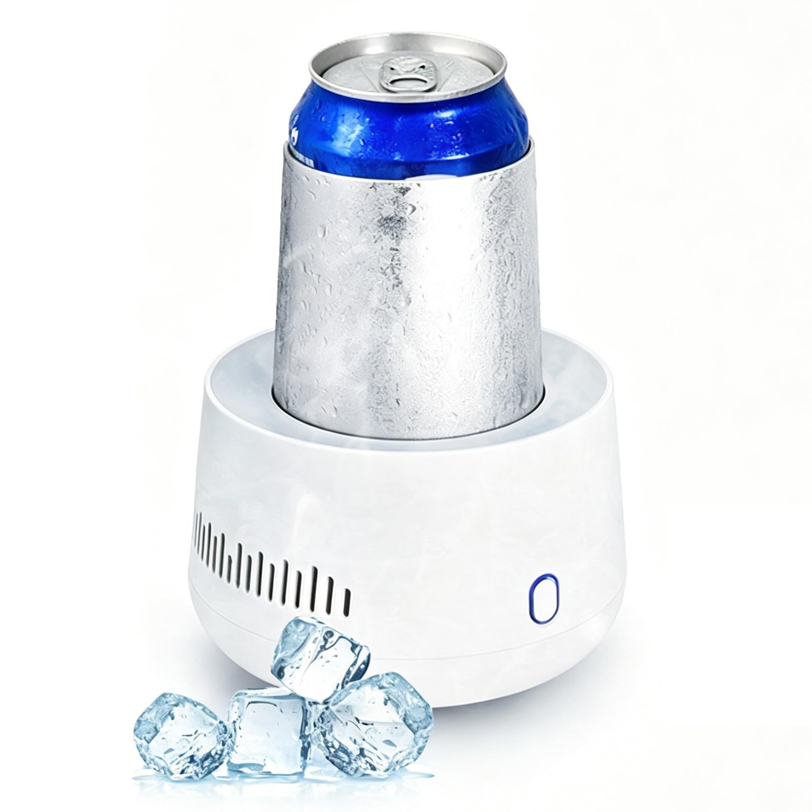 Mini réfrigérateur portable USB, refroidisseur de bouteilles intelligent pour bière et yaourt.