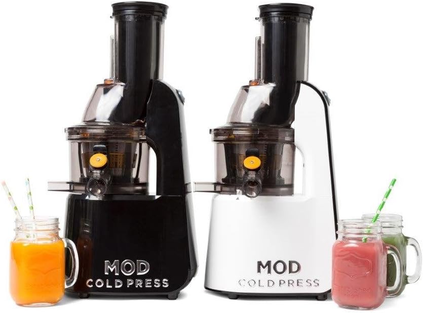 Amazon.com: Mod Cold Press Juicer (boca ancha), Negro : Hogar y Cocina