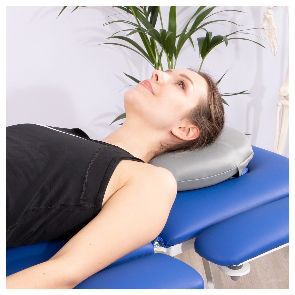 Sport-Tec Nasenhörnchen Gesichtskissen Massagekissen aus Kunstleder für die Therapieliege