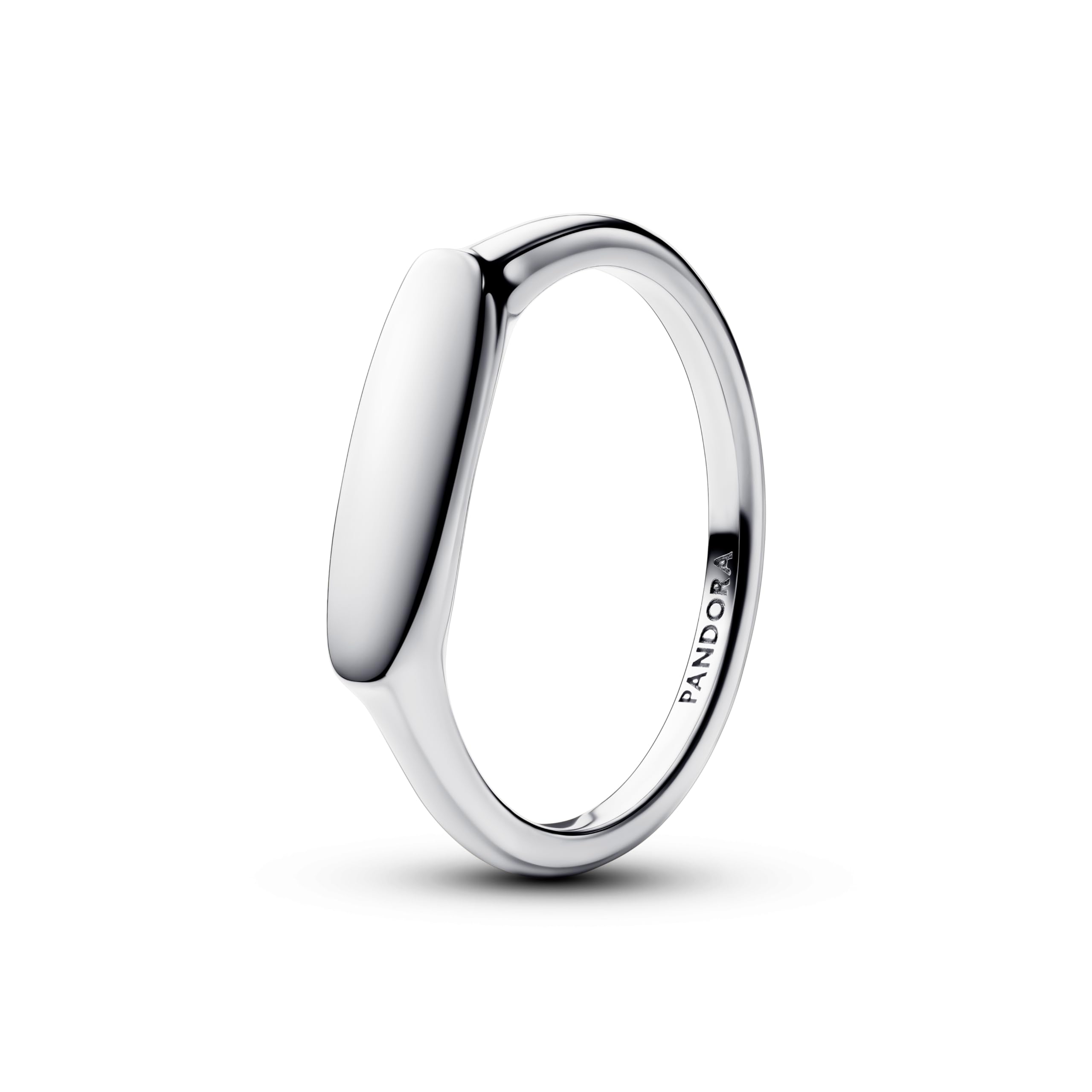 PANDORA Anillo para mujer de plata 193986C00, 58/​18,​5, Plata de ley, Sin piedras preciosas