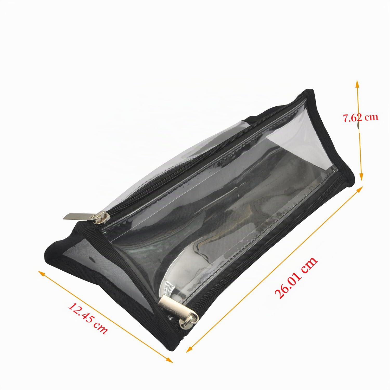 Neceser de viaje de poliéster ecológico de gran capacidad, bolsa de cosméticos 4 en 1, organizador de almacenamiento de maquillaje enrollable con 4 bolsas extraíbles desmontables de PVC transparente y