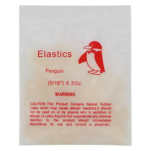 Miniatura 7 de Bandas de goma dentales elásticas de ortodoncia, lazos de látex de 6.5 onzas, 316 pulgadas, conejo de 14 pulgadas, zorro de 14 pulgadas, 10 bolsas,