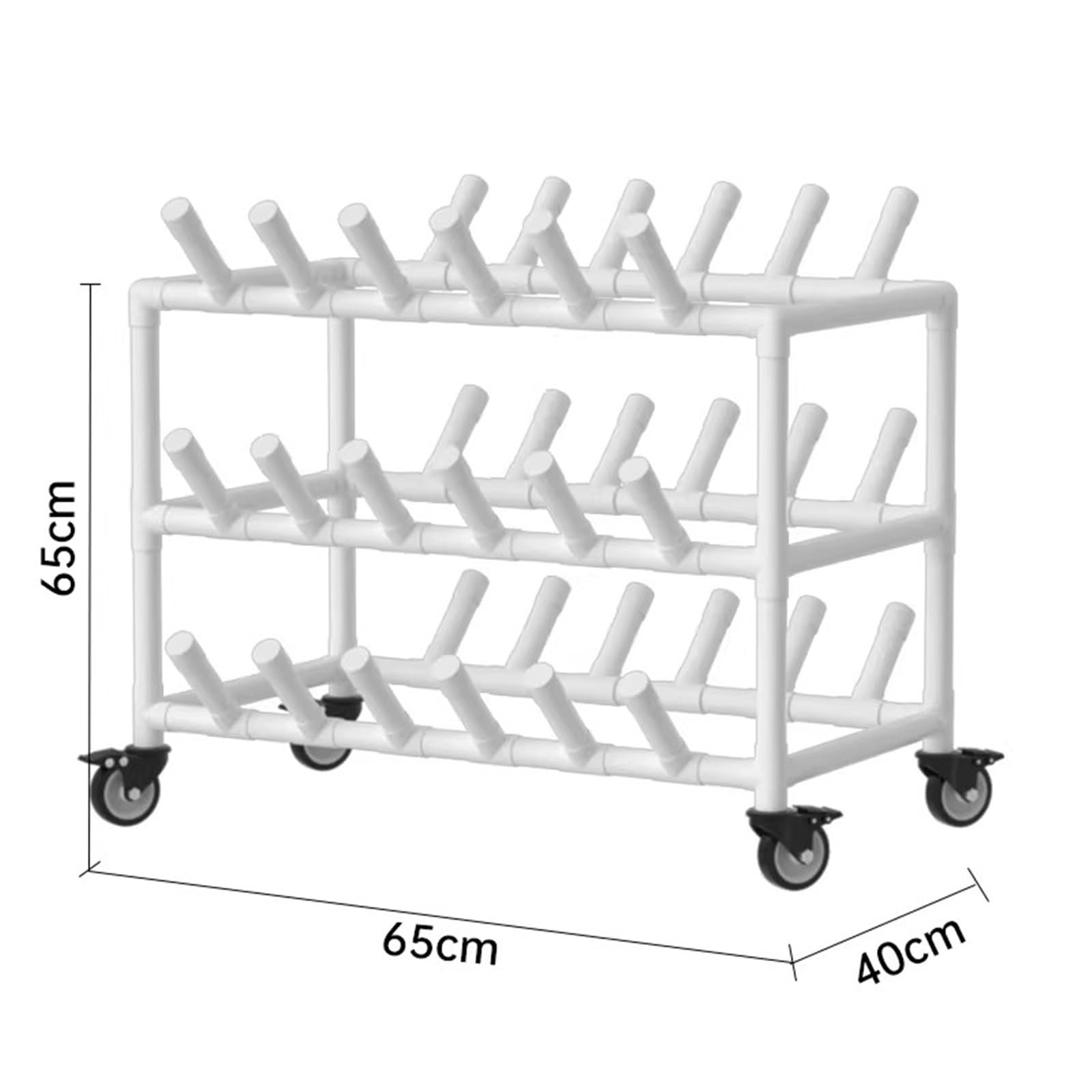 Scarpiera lunga in PVC per 24 paia porta d'ingresso porta d'ingresso durevole soluzione di archiviazione esterna per appartamenti