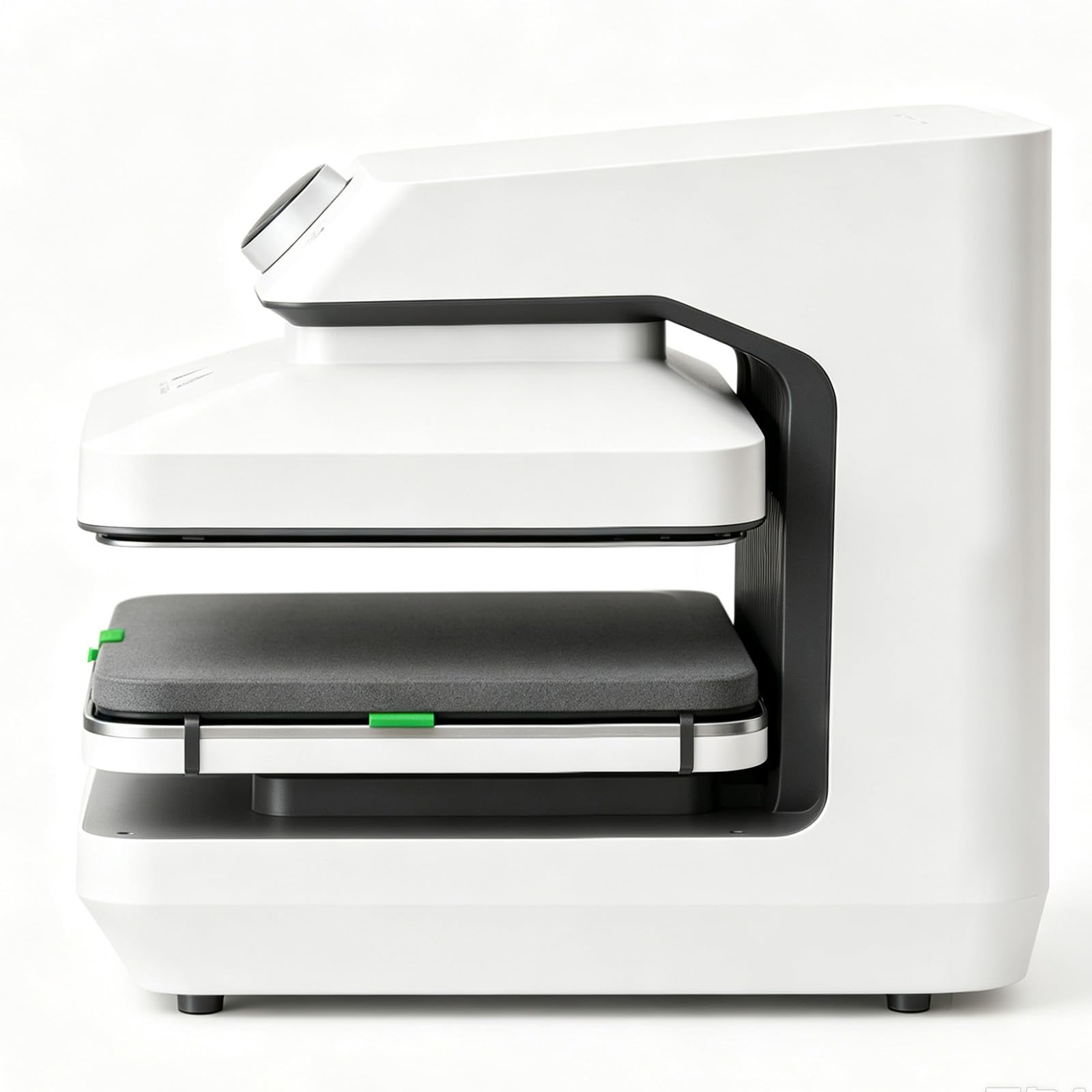 Pressa a Calore Automatica 38 * 38 cm Pressa Termica Sublimazion Tipo Estraibile con Rilascio Automatico Riscaldamento a Doppio Tubo Veloce Uniforme Controllo Digitale Preciso per Magliette A