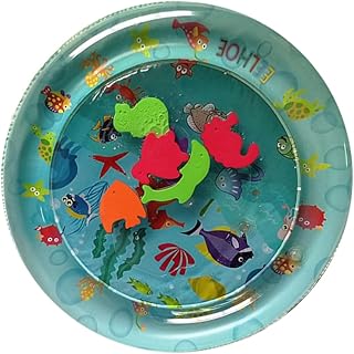 Toyvian 1Pc Almofadas De Jogo Para Bebês Recém-Nascidos Brinquedo Esteira De Água Para Bebês Recém-Nascidos Tapete De Jogo Infantil Almofada De Água Inflável Almofada De Água Inflável