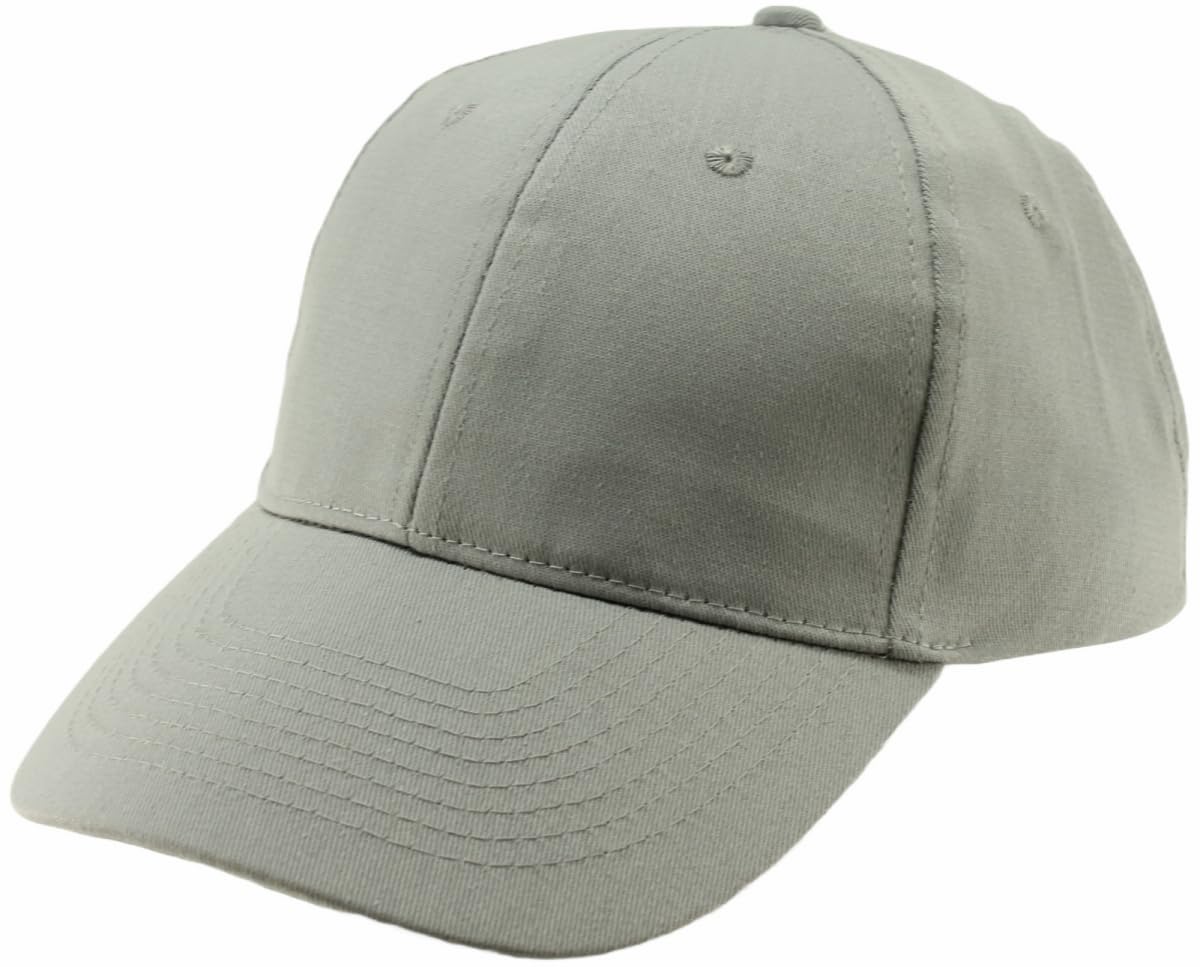 Tom Franks Mens Cotton Blend Baseball Cap in Grey, Size: One Size