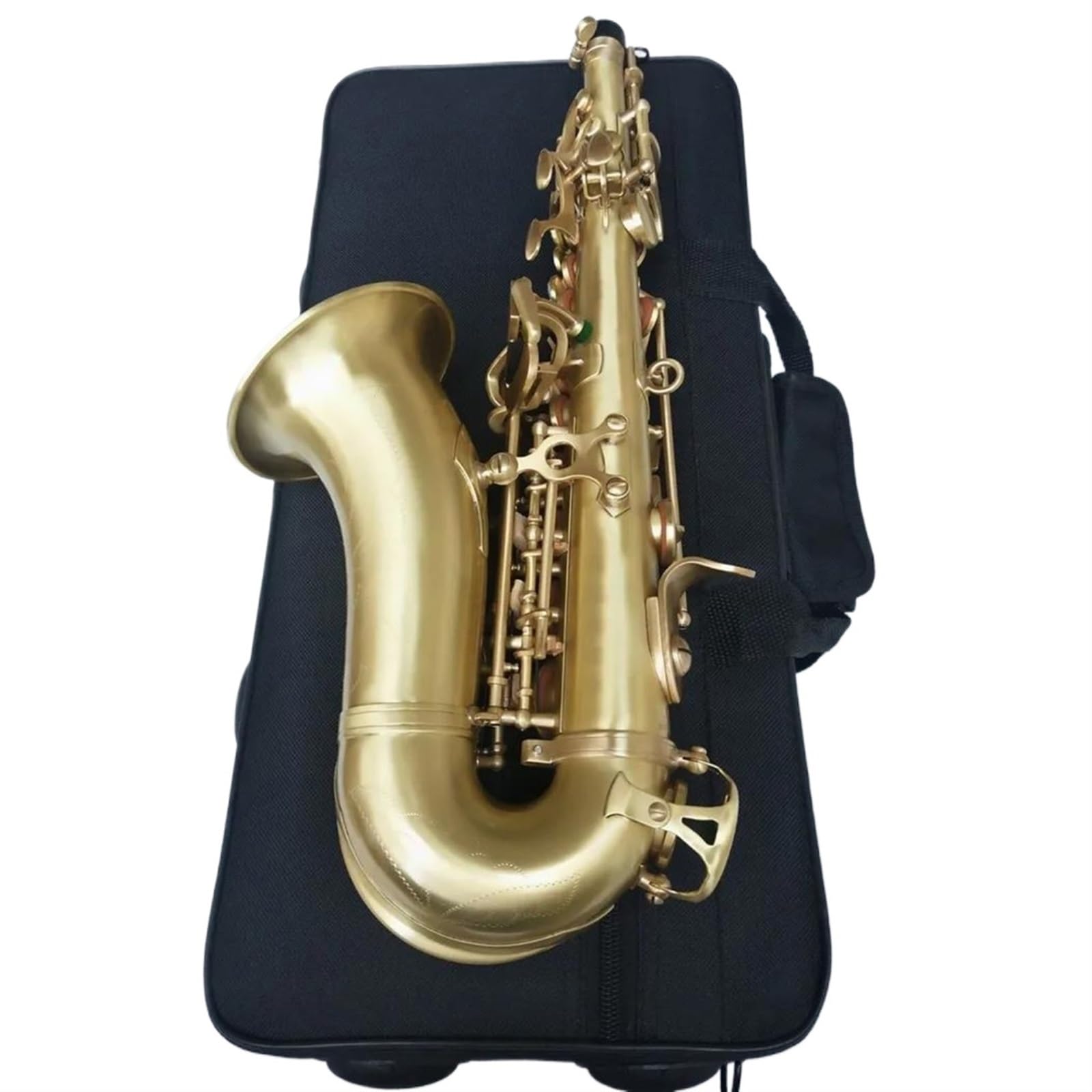 Saksofon Zabytkowy Instrument Saksofon Sopranowy Mosiężny Profesjonalny Ustnik
