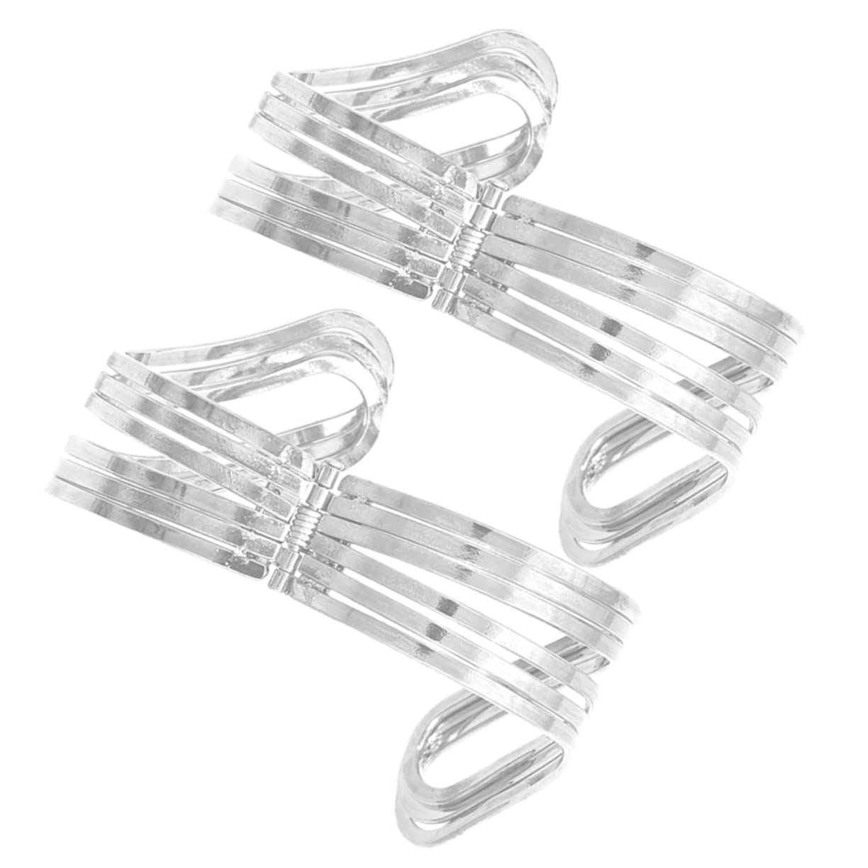Anillos de cortina metálicos S de VALICLUD para colgar cortinas de ventanas en salón