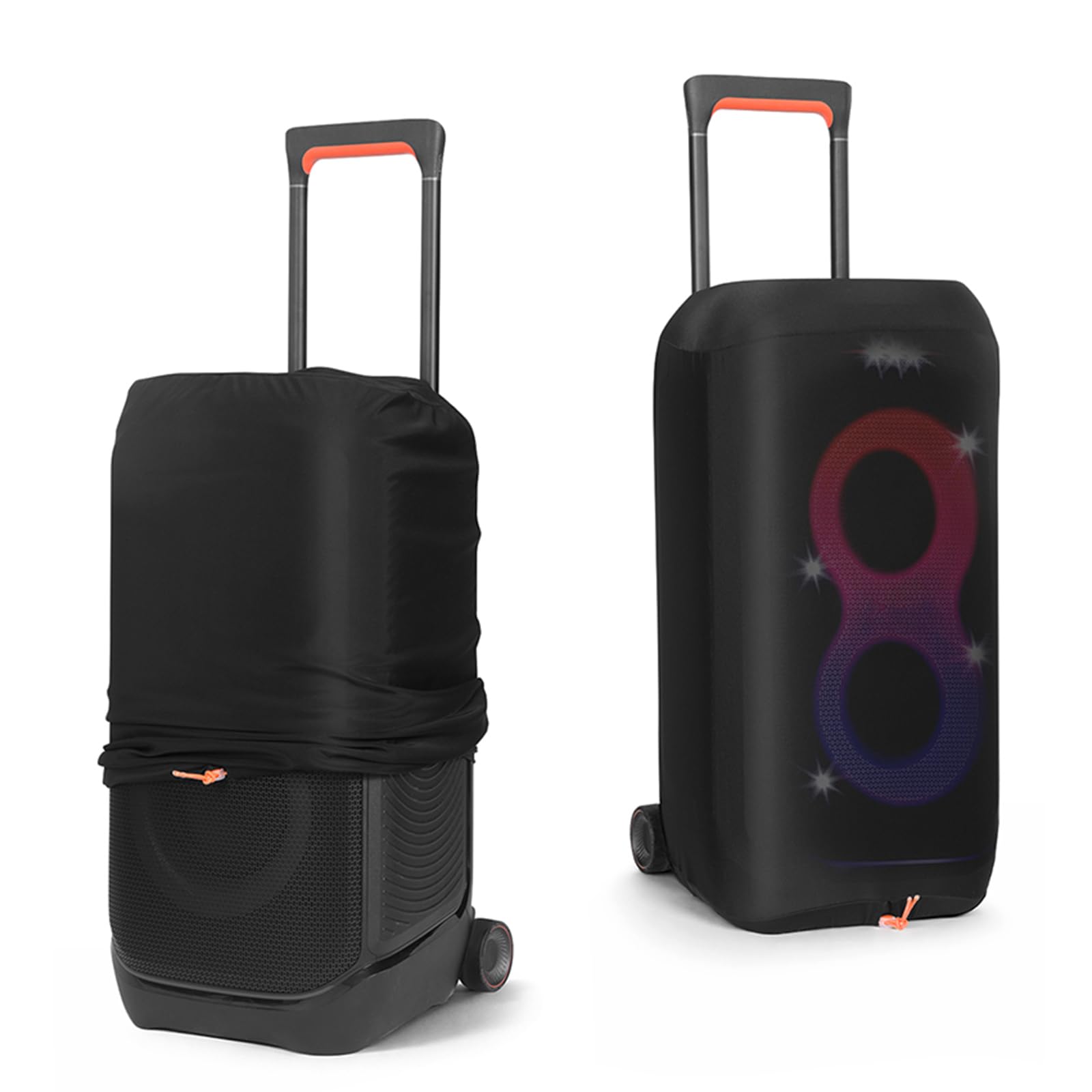 Staubschutzhülle, kompatibel mit JBL Partybox 310/Stage 320 Lautsprecher, tragbare Lautsprecherhülle, staubdicht, elastische Hülle für Party- und Heimaufbewahrung