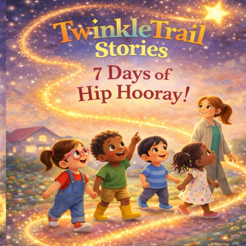 TwinkleTrail Stories : 7 Days of Hip Hooray: A Gentle Creation Rhyme|A Magical Bedtime Journey Through the Seven Days of Creation|A Rhyming Bedtime Adventure