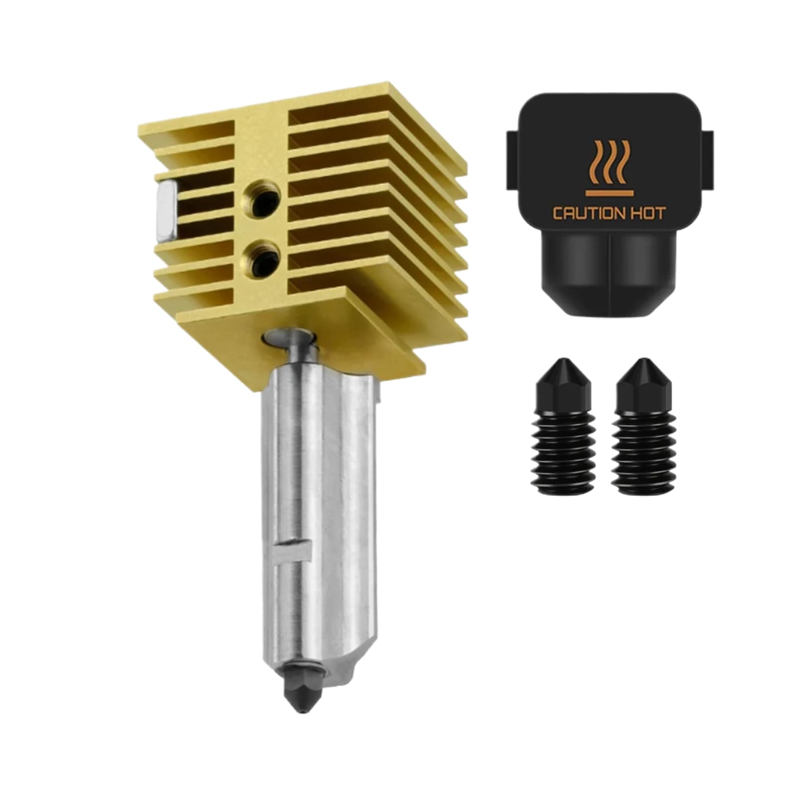 1 pcs Kit hotend Boquilla de acero endurecido de latón Disipador | Tipo de artículo: J-Head(0.4mm; Hotend Kit-H2468)
