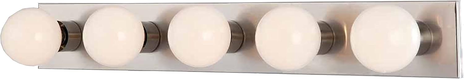 Volume Lighting V1025-33 5-Light Bath Bracket White