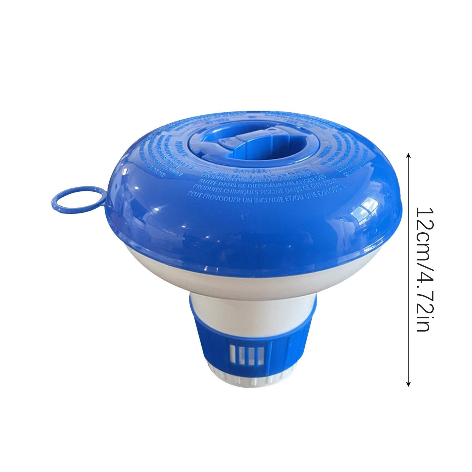 TrAdE Shop Traesio - Dispenser Galleggiante Cloro Medio 16,5 Cm Per Pastiglie Dm 7,5 Cm Piscine