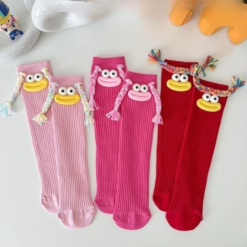 Kids Crazy Silly Funny Wacky Socks Funky Cool Cartoon Calf Cotton Socks Gag Gifts for Girls Boys Toddlers - Image 4