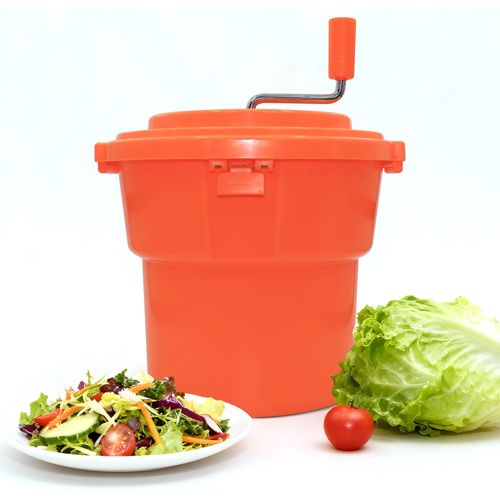 Hakka Restaurant Salad Spinner, 5 Gal/20 Qt Commercial Salad Spinner Large & Lettuce Dryer for Vegetable Friuts