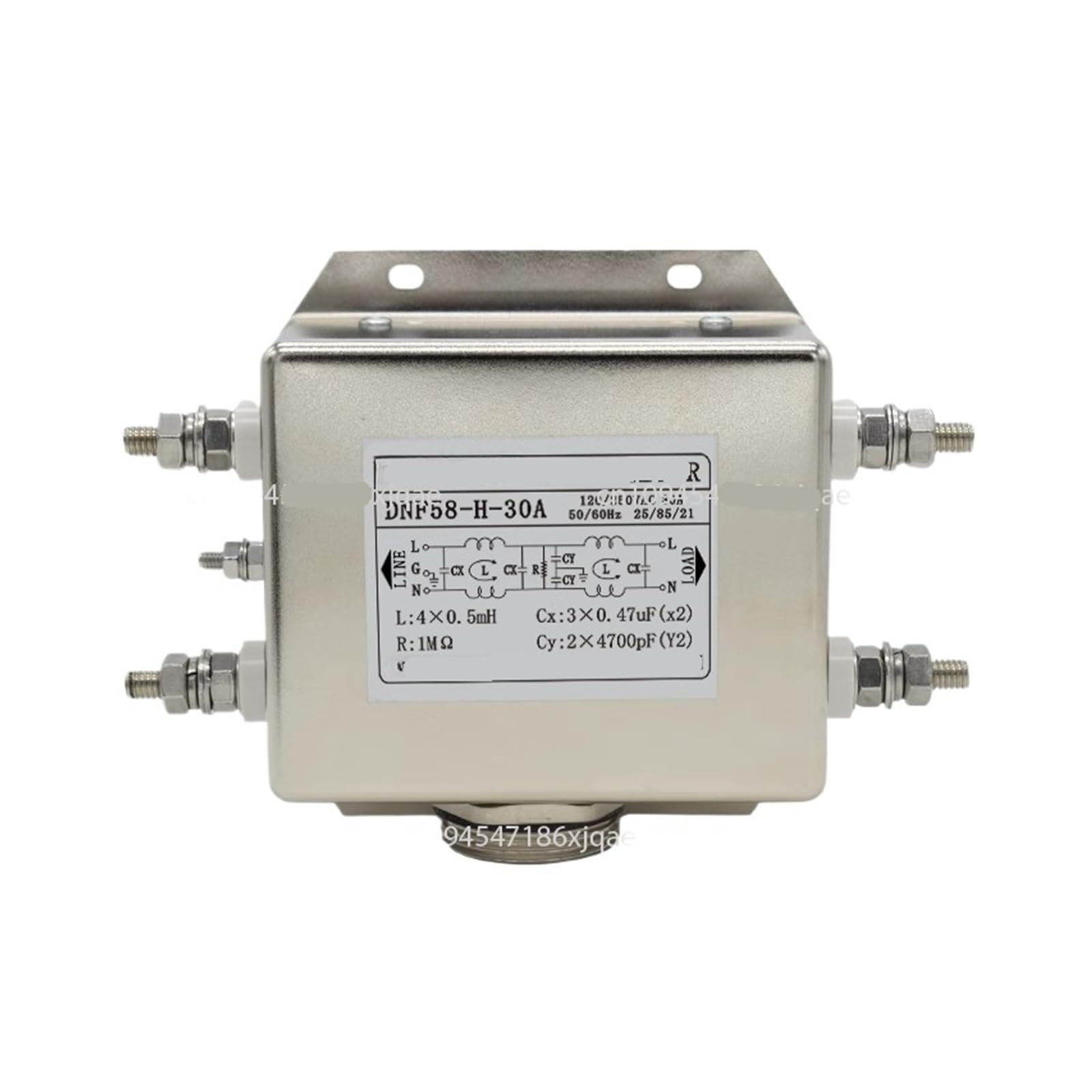 Filtre d'inductance de servomoteur F58-H-30A pour réseau 30A 250V