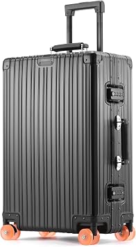20 Inch All Aluminum Zipperless Carry On Luggage,Hard Shell Suitcase