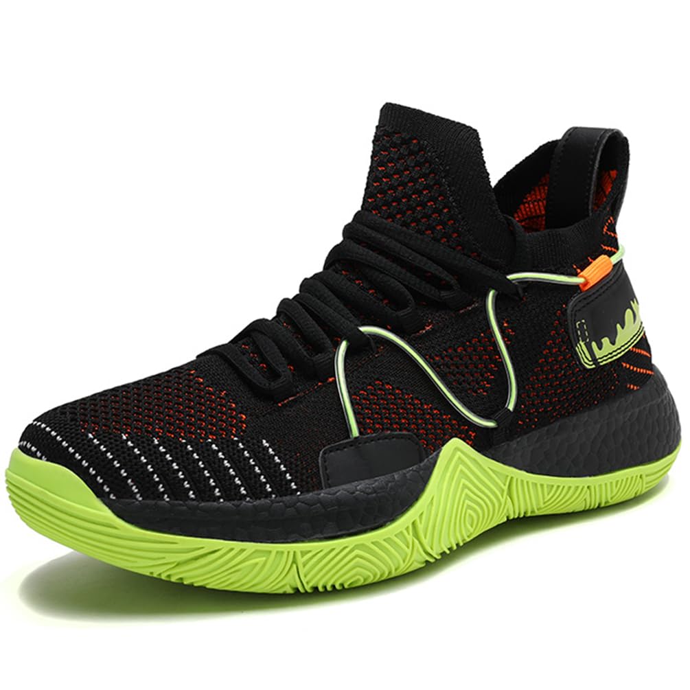 Męskie buty do koszykówki, buty sportowe, amortyzujące wstrząsy, oddychające, do koszykówki, męskie, lekkie buty sportowe, do biegania, antypoślizgowe, sportowe sneakersy, bsk f24, 45 EU