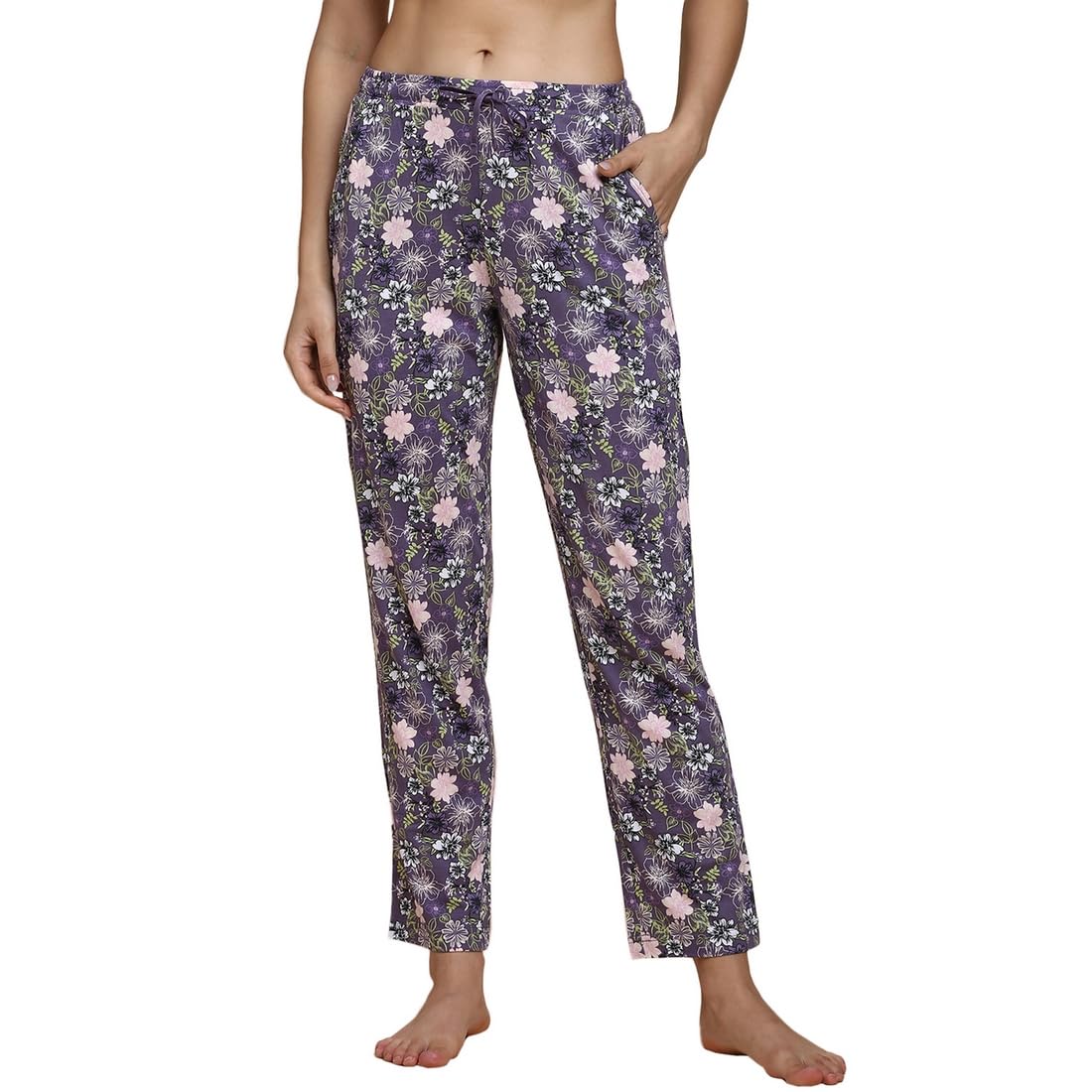 van heusen Women's High Rise Relaxed Track Pants (ILPY1LWPACAI55307_Multicolor Medium)-picture-25