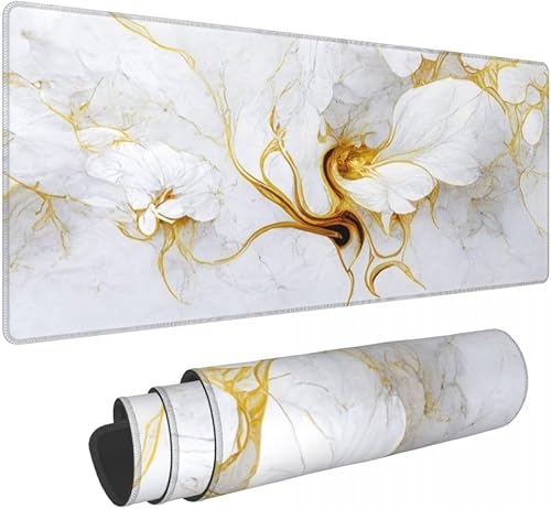 Miniatura 1 de Alfombrilla de escritorio para escritorio de oficina, 31.5 x 11.8 pulgadas, alfombrilla grande para mouse para juegos, alfombrilla de mouse