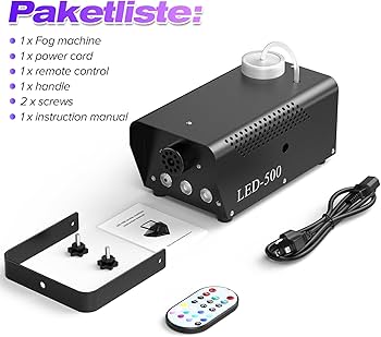 Amati スモークマシン リモコン付き Amazon.co.jp: 8LED スモークマシン フォグマシン 700W 赤 緑 青