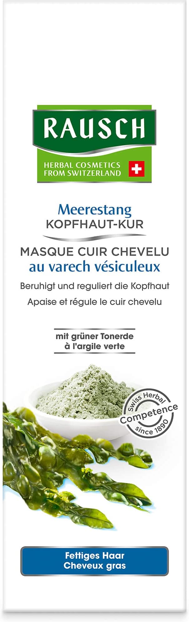 RAUSCH Meerestang Kopfhaut-Kur für fettiges Haar, 100 ml Solution