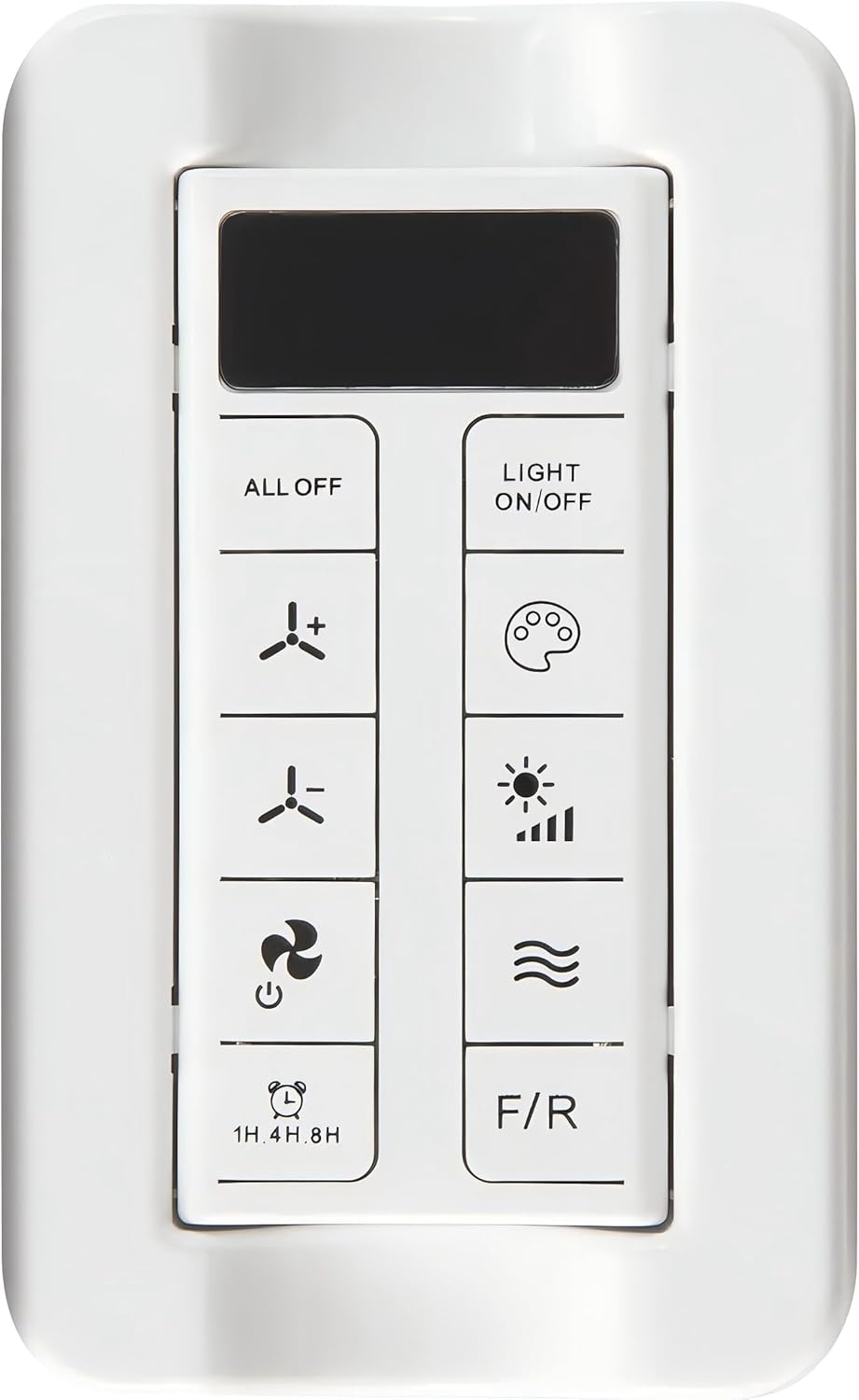 Sofucor Ceiling Fan Remote Control Replacement for W/Light Style, Non-Smart Model, Signal Receiver Included, 6 Speed+Timer+Dimmable Control
