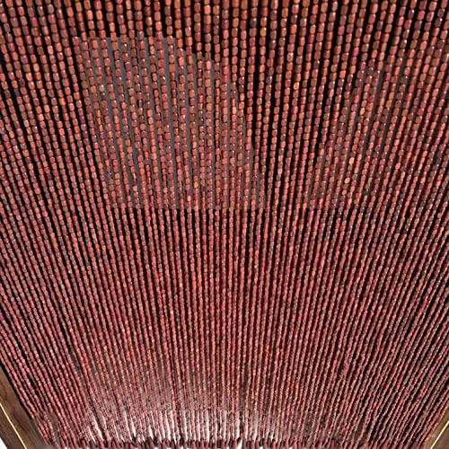 Rideaux en perles de bambou de design haut de gamme en bois naturel