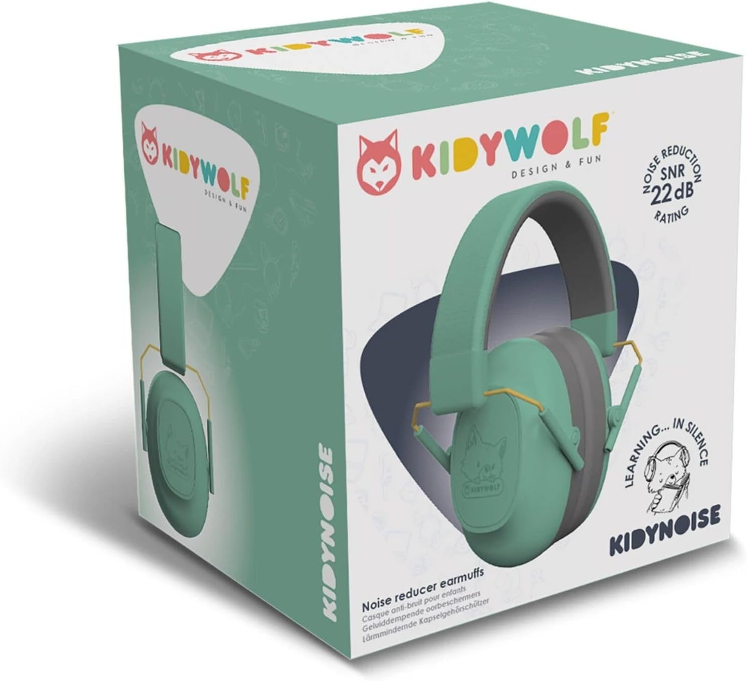 KIDYWOLF Ear Protection Kids Green