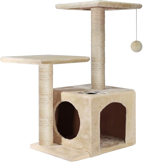 OTLIVE Cat Tree Condo, 27 inch Cat Tree with Cat