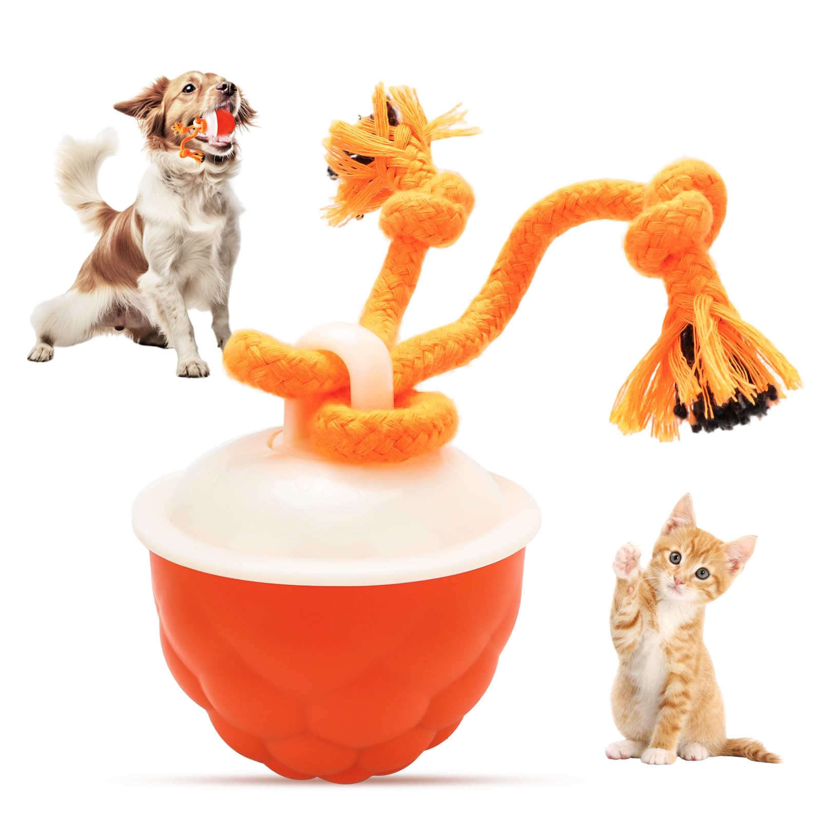 Encuryna Hundespielzeug Ball, Interaktives Hundespielzeug, S