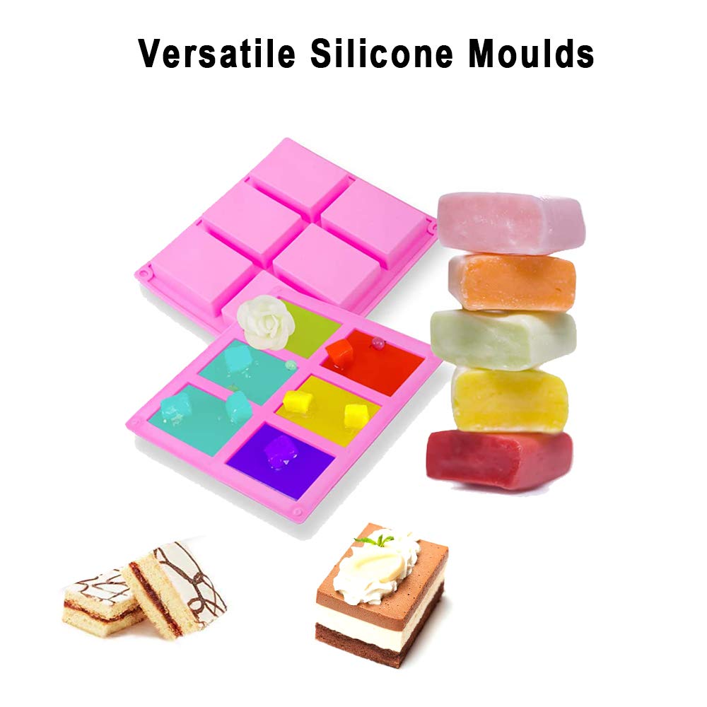 Mini stampo per plumcake in silicone, mini stampo rettangolare per plumcake a 8 cavità, mini stampo per plumcake per brownie, piccolo stampo anti | Leroy Merlin