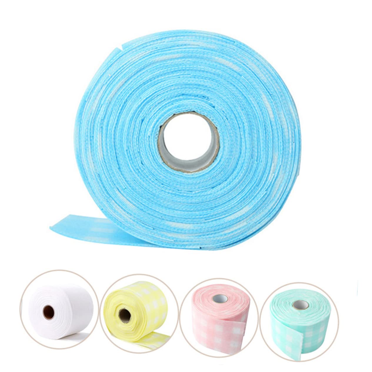 FRCOLOR 3rotoli Salviette Per Rimozione Dello Smalto Panni in Non Per Manicure Cotone Per Pulizia Delle Unghie Solvente Per Smalto Salviette Per Manicure