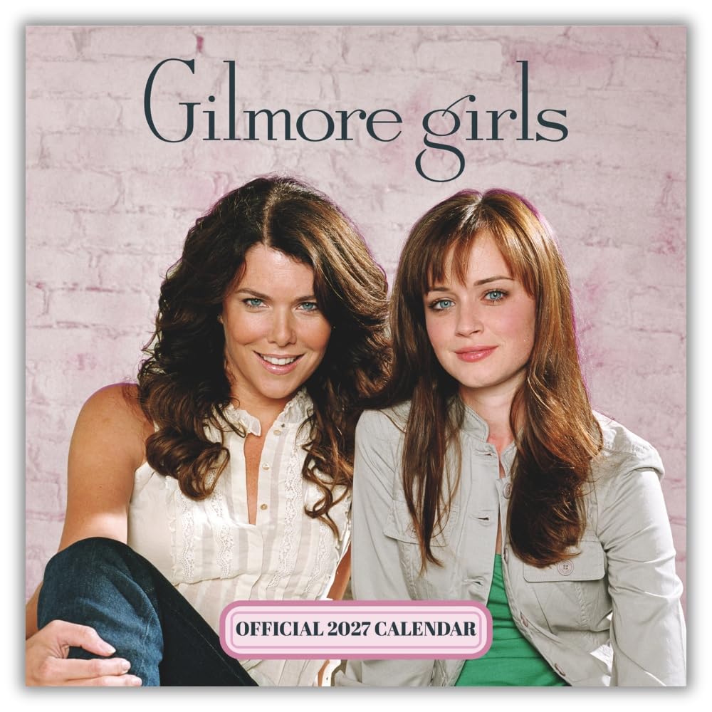 Gilmore Girls 2027 Square Wall Calendar Official Licensed TV Series Calendar, Monthly Grid Layout, Iconic Stars Hollow & Character Imagery, Large Square Format, Gift for Gilmore Girls Fans