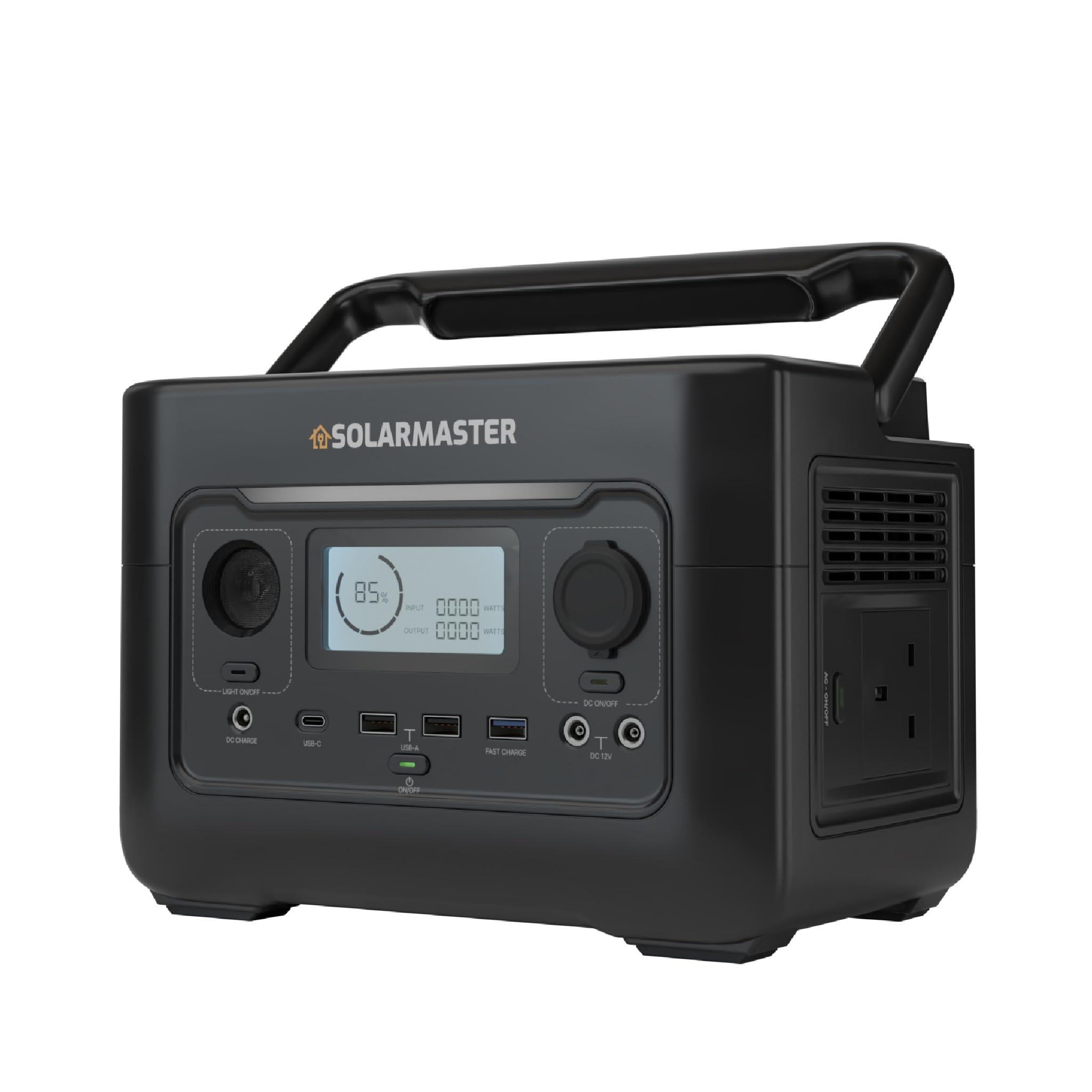 Solar Master GEN-300 Scout Portable Power Station - Provides 300W of Continuous Output - Energy Solution for Laptops, EVs and Smartphones - Off-Grid Power for Everyday Usage & Emergency Backups