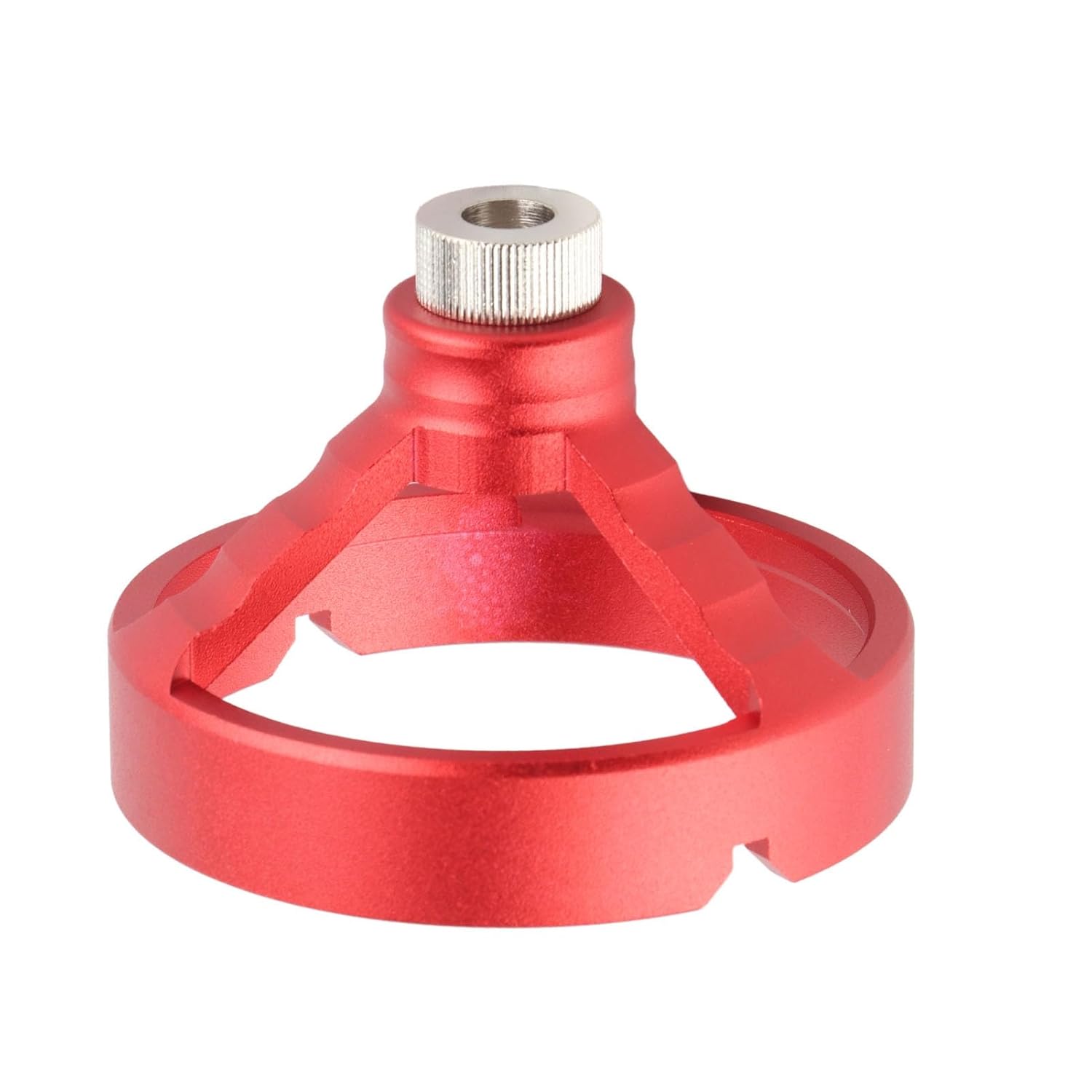 Woodworking Vertical Hole Puncher, Drill Bit Jig, Straight Angle Drill Punch Locator Vertical Drilling Fixture, Hole Drilling, jigs (Red)