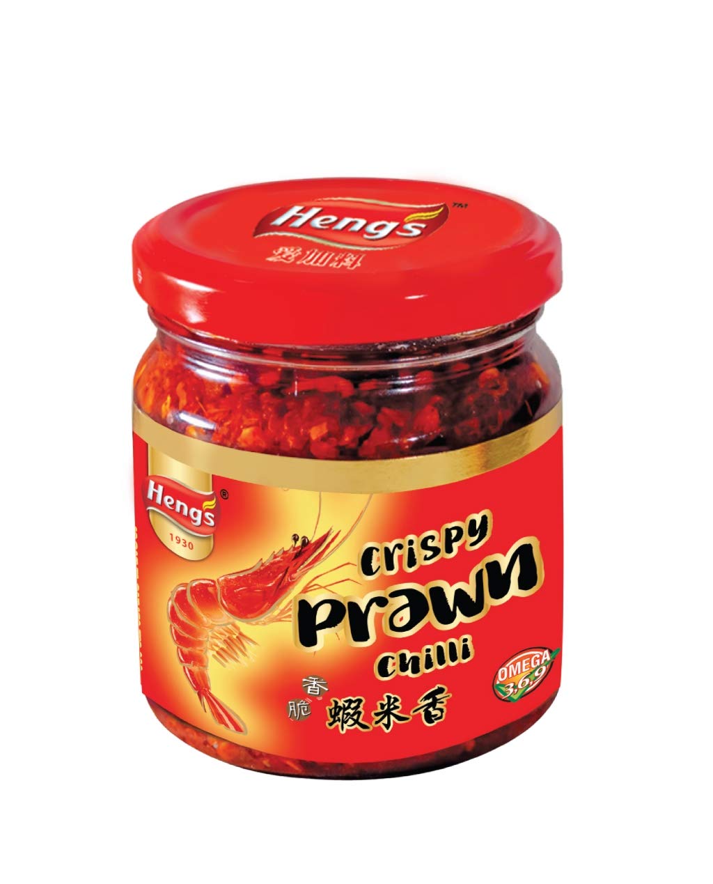 Heng's Crispy Prawn Chilli, in Oil - 180g