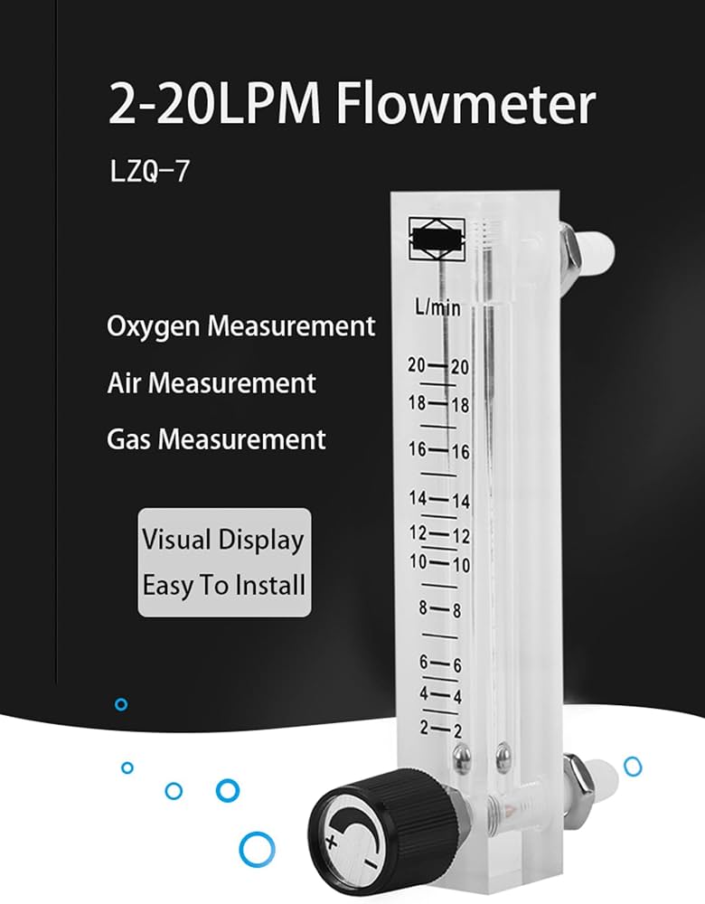 Lzm-50g Acrylice Débitmètre débitmètre Type de tube - Chine Rotameter, débitmètre