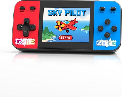 Consola de juegos portátil con pantalla LCD de 3.0 pulgadas, 240 juegos clásicos retro, batería recargable, mini arcade portátil, regalo electrónico