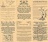 Book of Shadows Pages - 6 Energy Spells - Wicca Poster - Like Charmed - Real Witchcraft Spells (Gold)