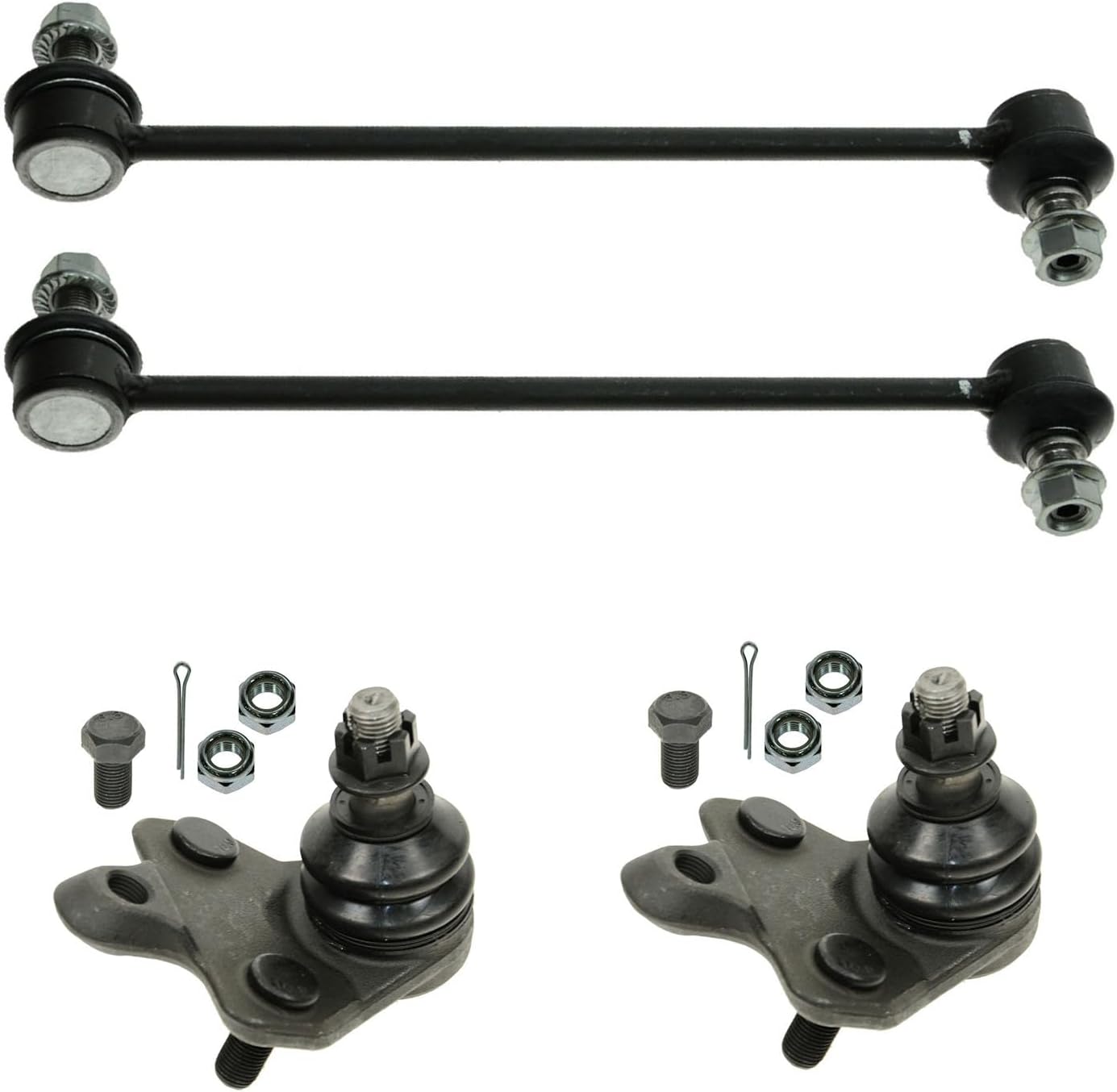 TRQ Front Suspension Kit Ball Joint Sway Bar Stabilizer Link Compatible with 2003-2010 Pontiac Vibe 2005-2010 Scion tC 2009-2019 Toyota Corolla 2003-2013 Matrix