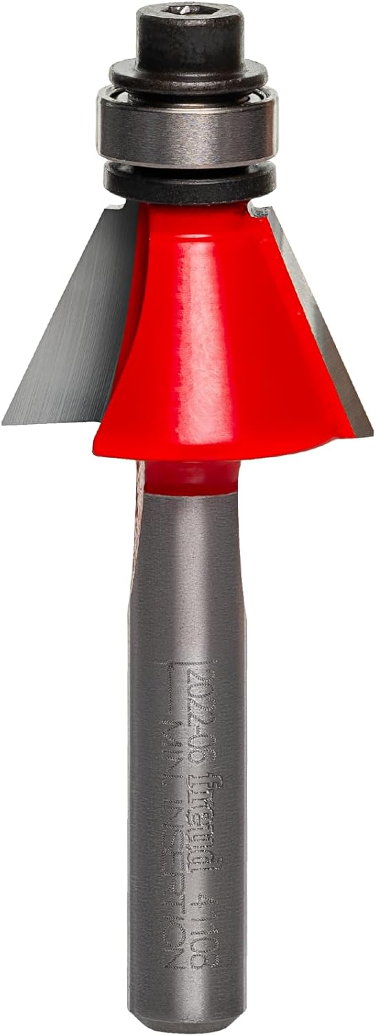 Freud 41-108: 25/32" (Dia.) Bevel Trim Bit with 1/4" Shank