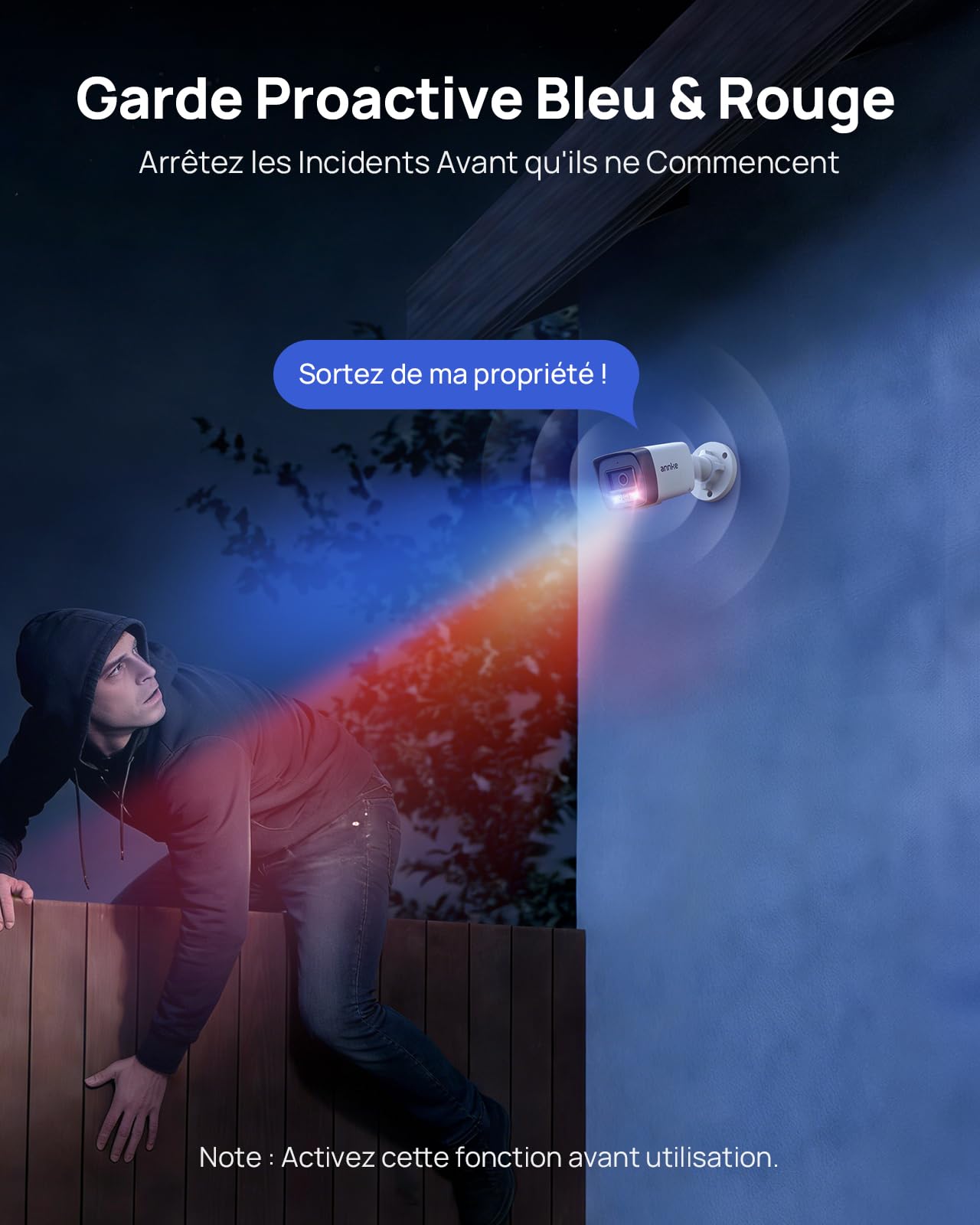 ANNKE Caméra Bullet IP PoE 3K HD pour Intérieur et Extérieur