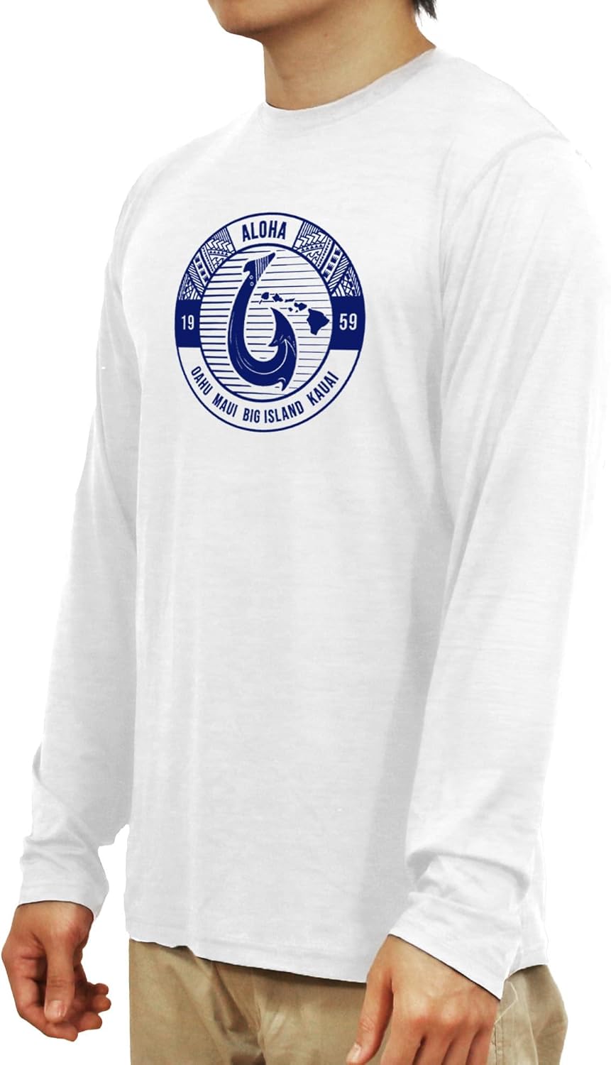 Hawaii Long Sleeve Dry-Fit Active Men's T-Shirt