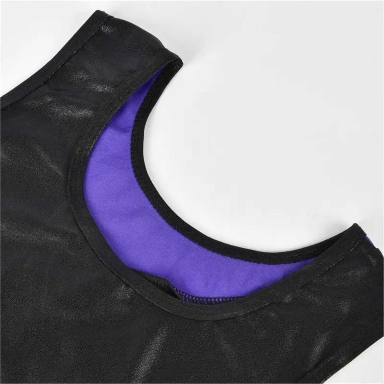 Body Ginnastica Bambina Tuta Viola for Danza Classica, Danza, Ginnastica, for Ragazza, Senza Maniche, for Pattinaggio su Ghiaccio, con Strass Lucidi(Purple,4-5Y)