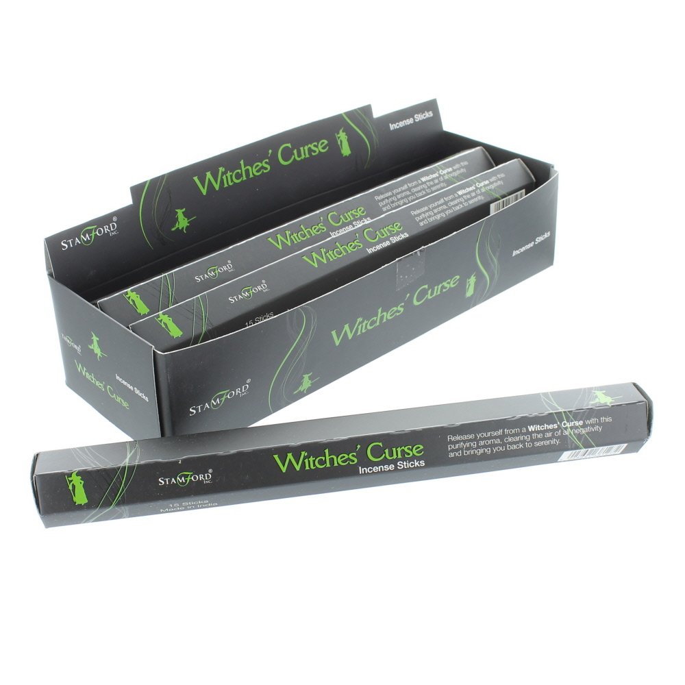 Stamford Black Range Incense Sticks Pack of 15 - Witches Curse