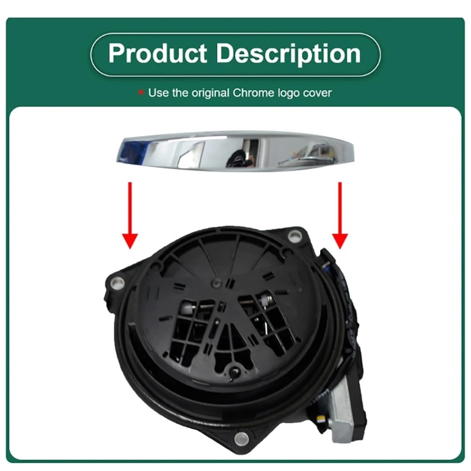 Cámara Trasera Visión para Golf 5 6 7 8 B6 B7 B8 MK5 MK6 MK7 CVBS-AHD 1080P Logo Volteado Emblema Marcha Atrás Aparcamiento Vehículos CCD HD Cámara Vista Trasera Coche(B8G6)