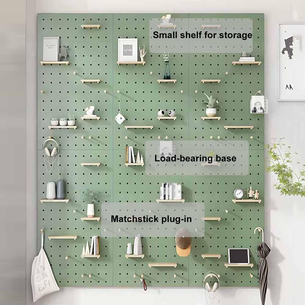 Tablica ścienna 120 x 60 cm, modułowy organizer ścienny do warsztatu, rękodzieła i ekspozycji ozdób, wszechstronna tablica z otworami z akcesoriami do organizacji domu